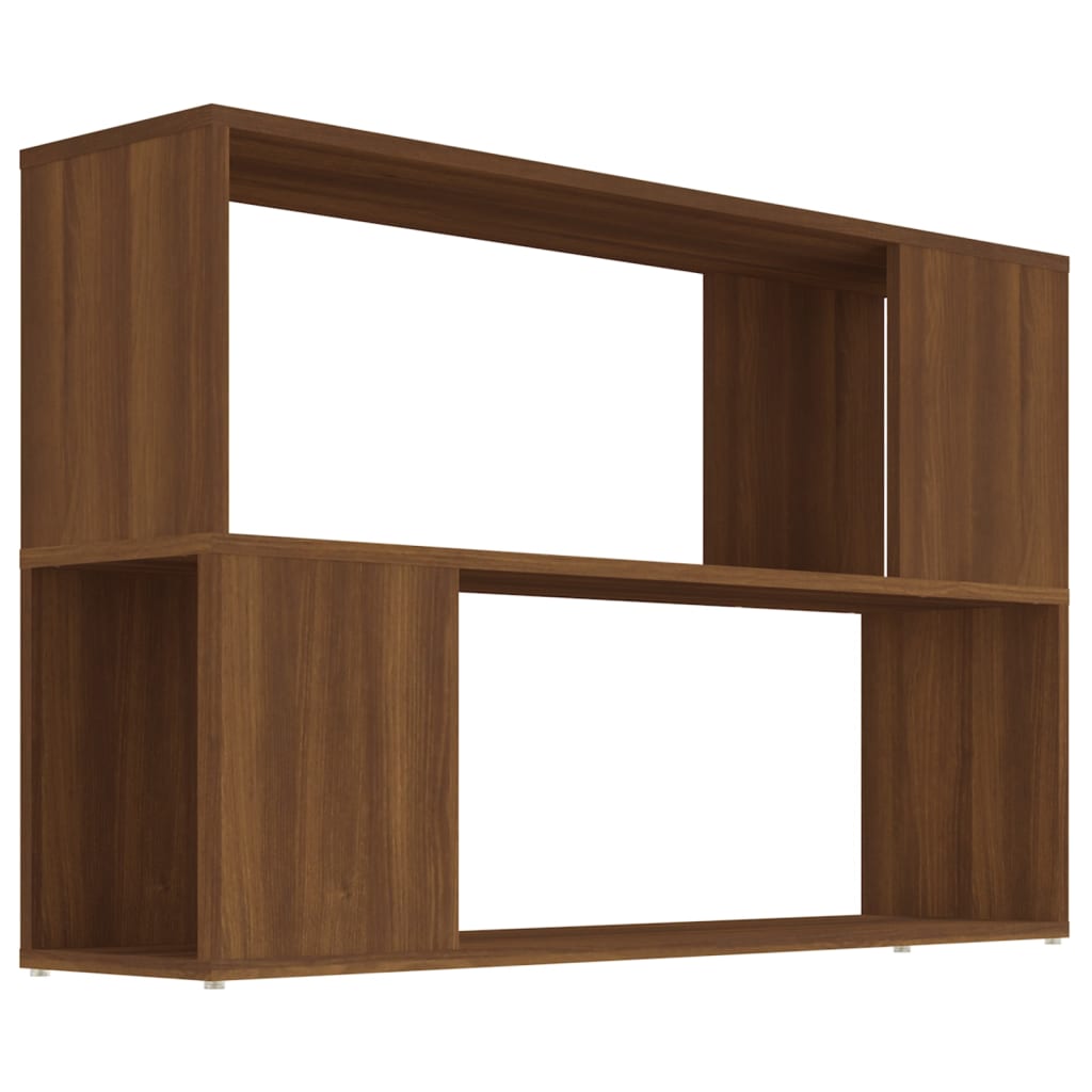 Book Cabinet Brown Oak 100x24x63 cm Engineered Wood