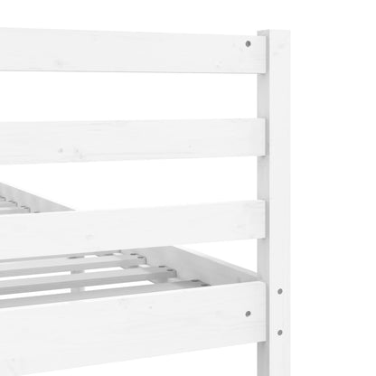 Bed Frame without Mattress White 120x190 cm Small Double  Solid Wood