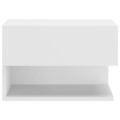 Wall-mounted Bedside Cabinet White