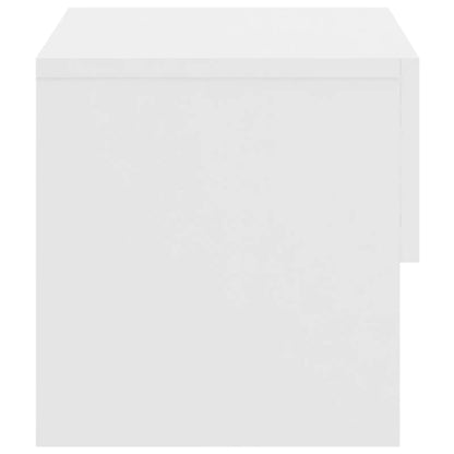 Wall-mounted Bedside Cabinet White