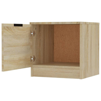 Bedside Cabinets 2 pcs Sonoma Oak 40x39x40 cm