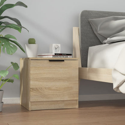 Bedside Cabinets 2 pcs Sonoma Oak 40x39x40 cm