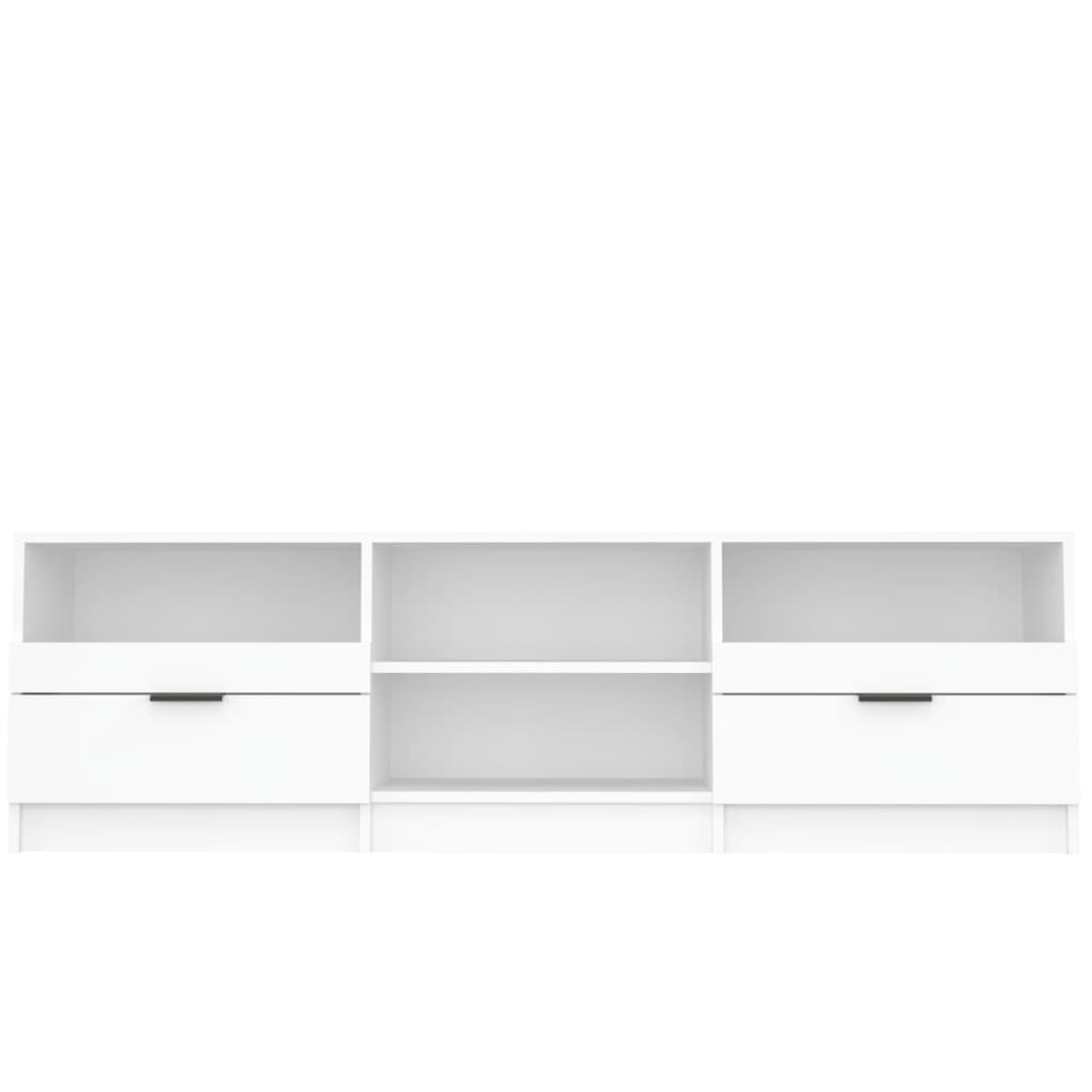 TV Cabinet White 150x33.5x45 cm Engineered Wood