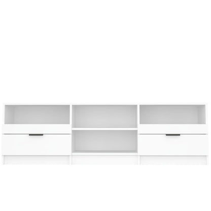 TV Cabinet White 150x33.5x45 cm Engineered Wood