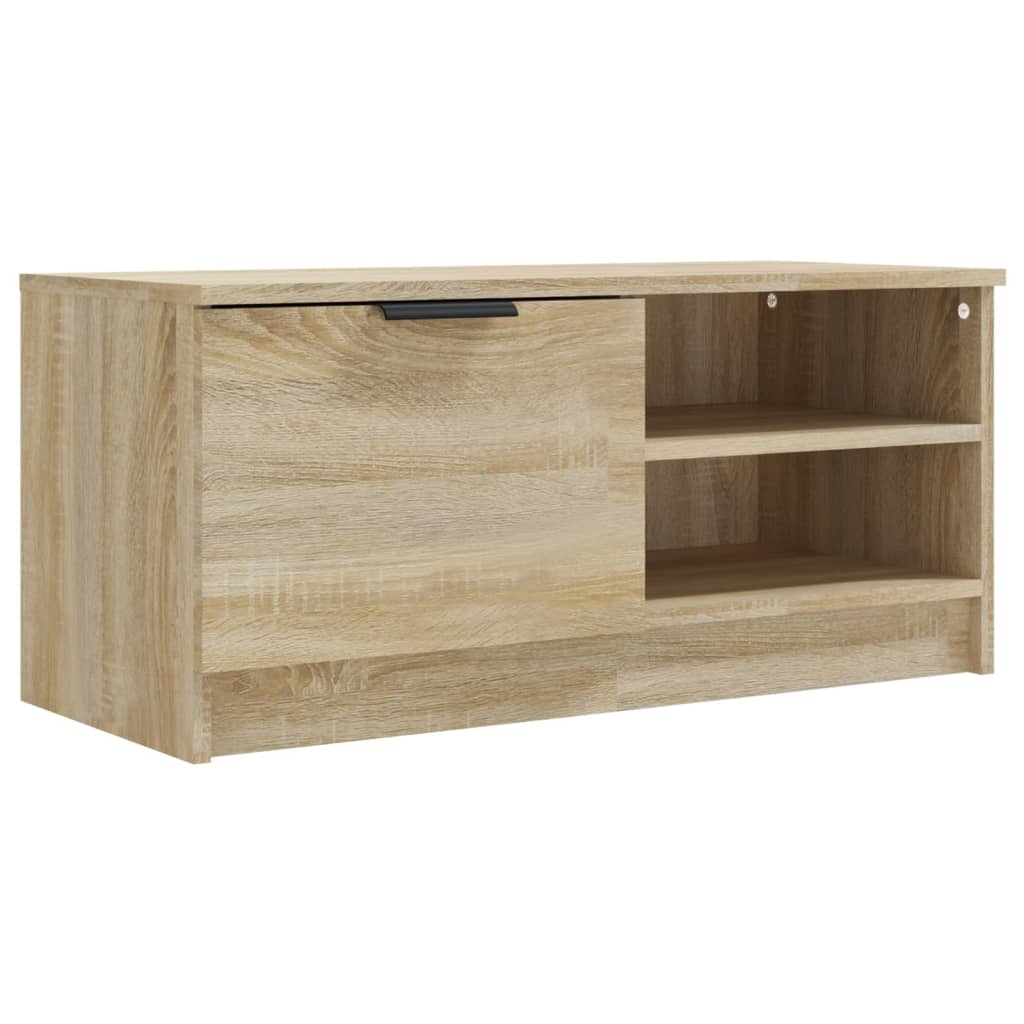 TV Cabinet Sonoma Oak 80x35x36.5 cm Engineered Wood