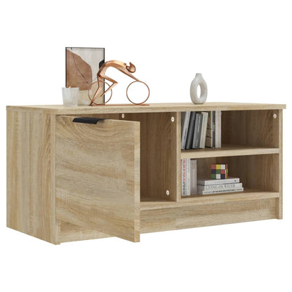 TV Cabinet Sonoma Oak 80x35x36.5 cm Engineered Wood