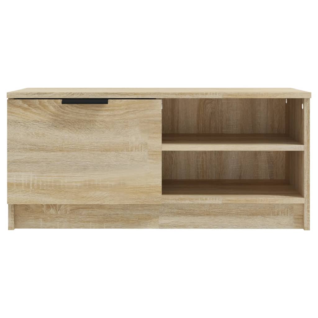 TV Cabinet Sonoma Oak 80x35x36.5 cm Engineered Wood