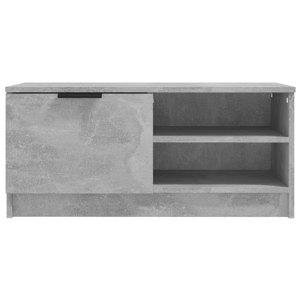 TV Cabinet Concrete Grey 80x35x36.5 cm Engineered Wood