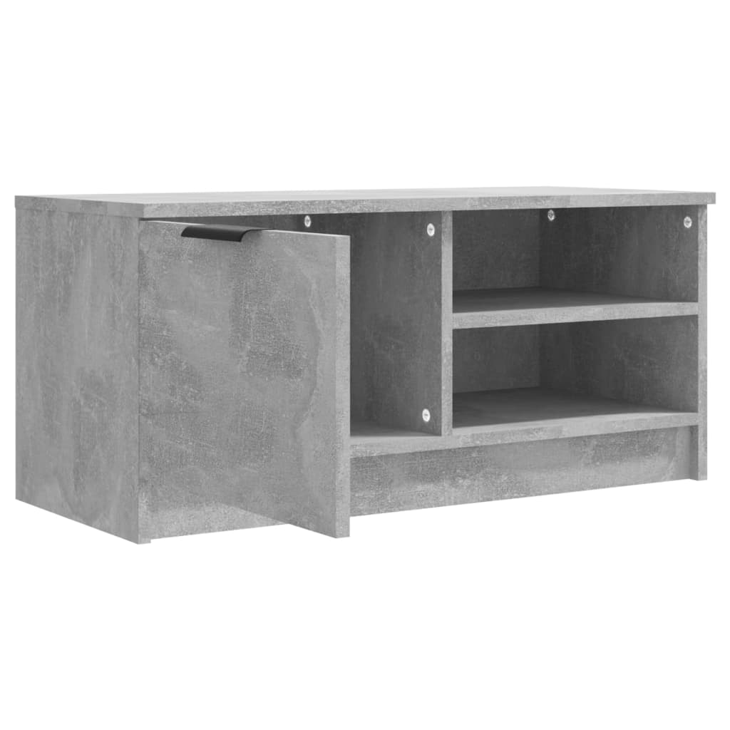 TV Cabinet Concrete Grey 80x35x36.5 cm Engineered Wood