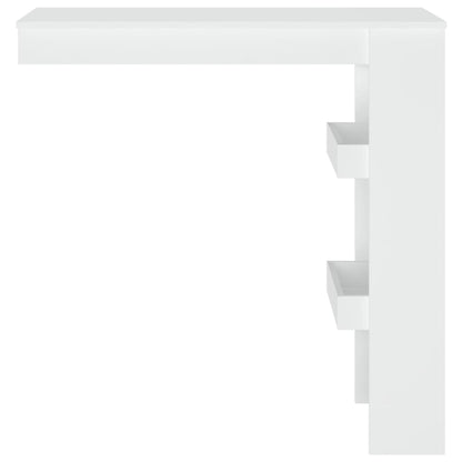 Wall Bar Table White 102x45x103.5 cm Engineered Wood