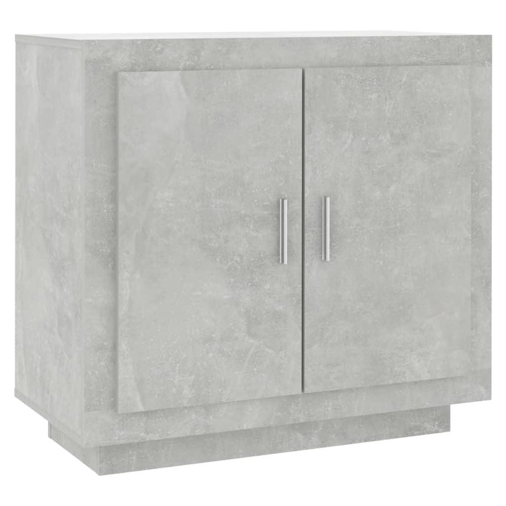 Sideboard Concrete Grey 80x40x75 cm Engineered Wood