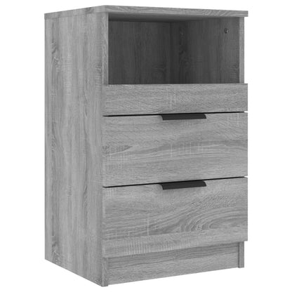 Bedside Cabinets 2 pcs Grey Sonoma Engineered Wood