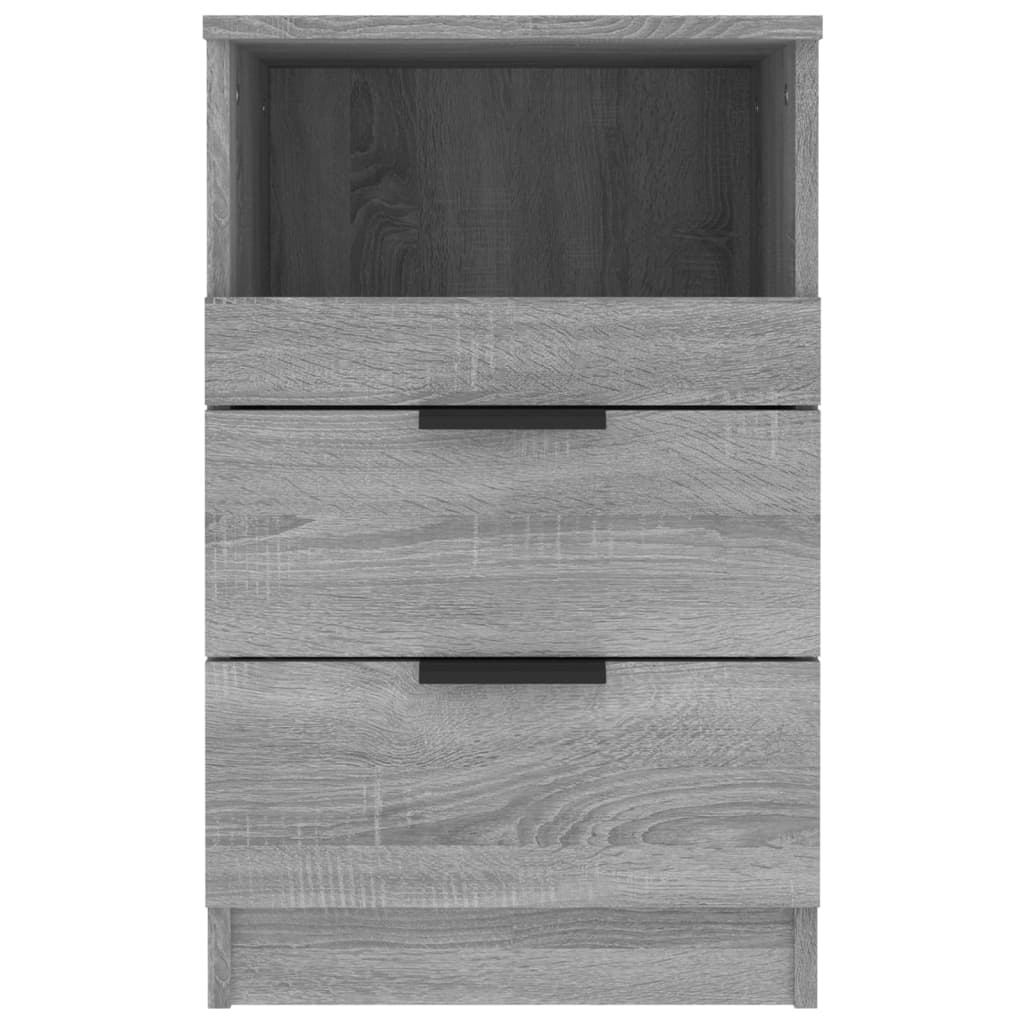 Bedside Cabinets 2 pcs Grey Sonoma Engineered Wood