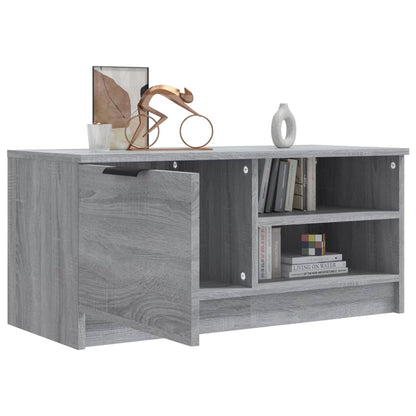 TV Cabinet Grey Sonoma 80x35x36.5 cm Engineered Wood