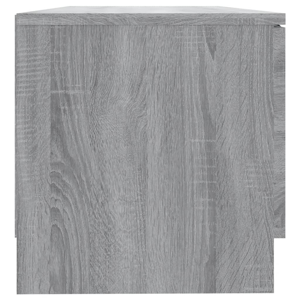 TV Cabinet Grey Sonoma 80x35x36.5 cm Engineered Wood