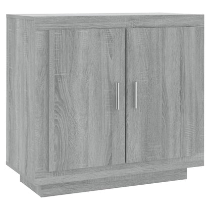 Sideboard Grey Sonoma 80x40x75 cm Engineered Wood