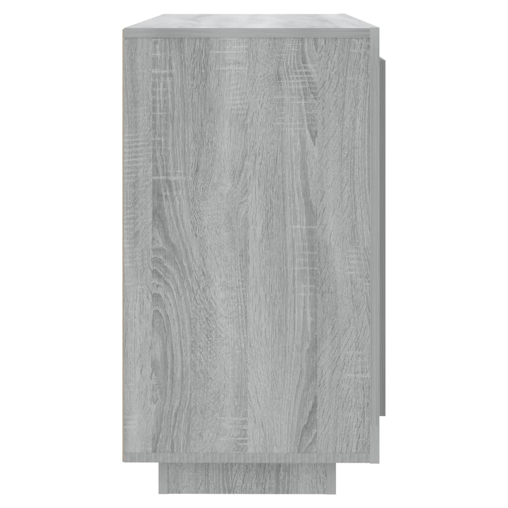 Sideboard Grey Sonoma 80x40x75 cm Engineered Wood