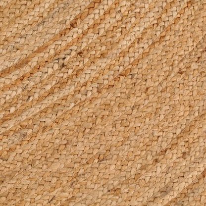 Area Rug Braided Jute 180 cm Round