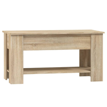 Coffee Table Sonoma Oak 101x49x52 cm Engineered Wood