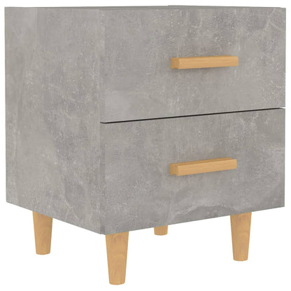 Bed Cabinet Concrete Grey 40x35x47.5 cm