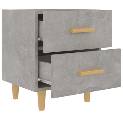 Bed Cabinet Concrete Grey 40x35x47.5 cm