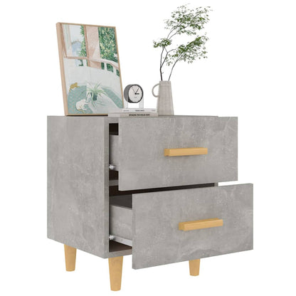 Bed Cabinet Concrete Grey 40x35x47.5 cm