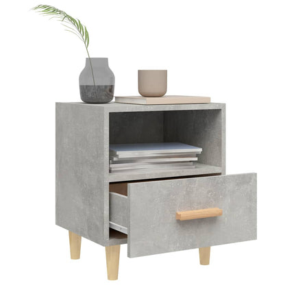 Bedside Cabinets 2 pcs Concrete Grey 40x35x47 cm