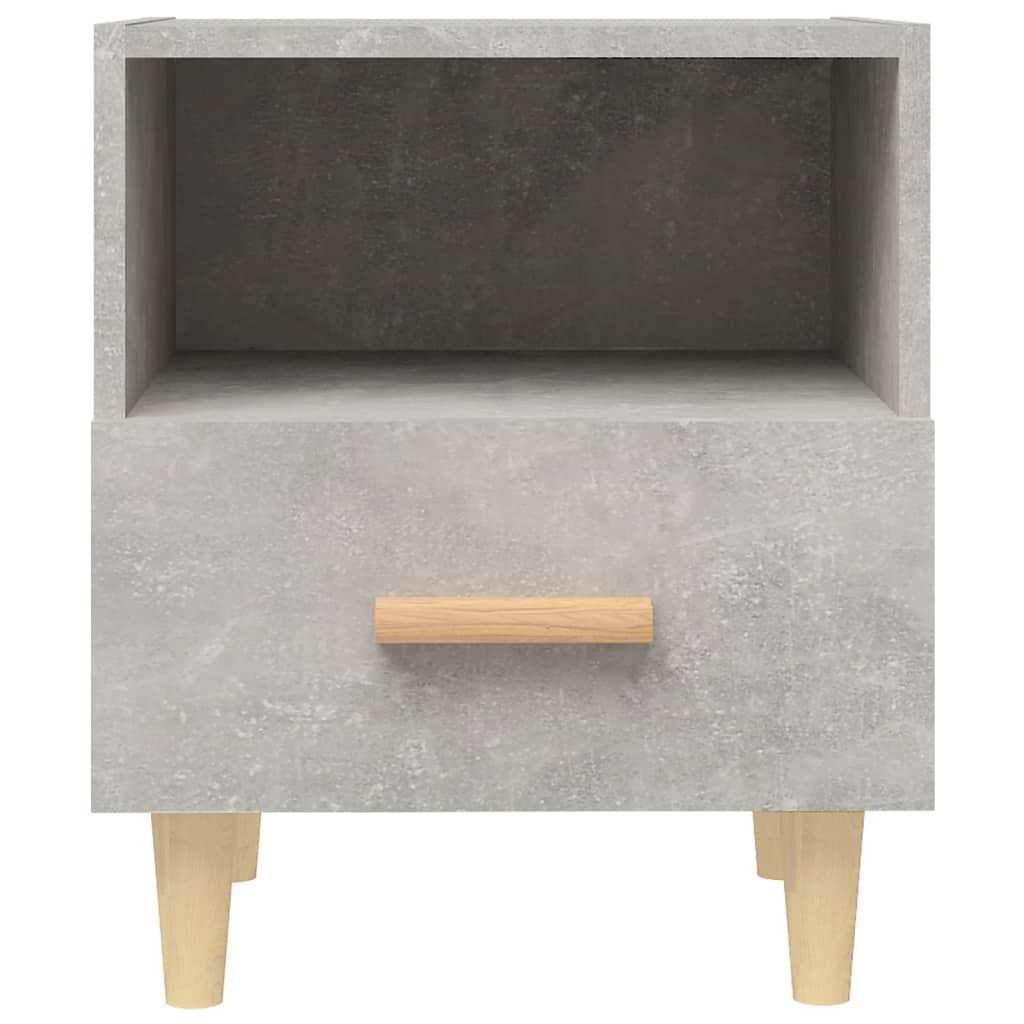 Bedside Cabinets 2 pcs Concrete Grey 40x35x47 cm