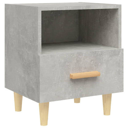 Bedside Cabinets 2 pcs Concrete Grey 40x35x47 cm