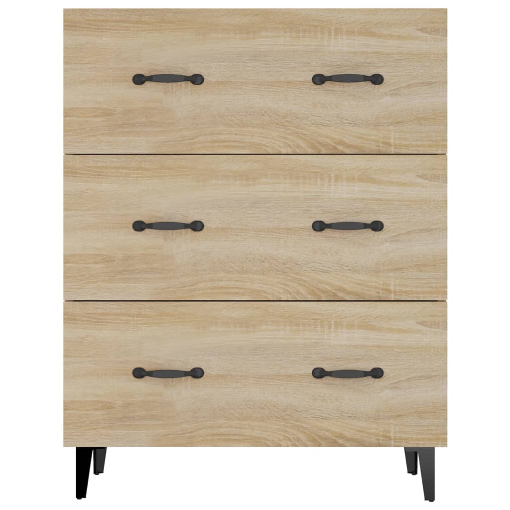 Sideboard Sonoma Oak 69.5x34x90 cm Engineered Wood