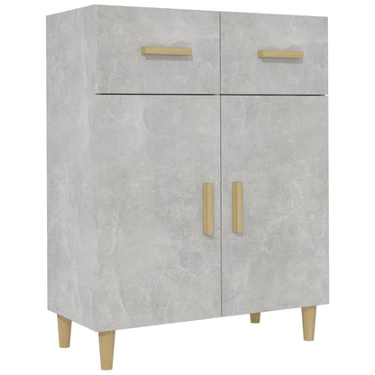 Sideboard Concrete Grey 69.5x34x90 cm Engineered Wood