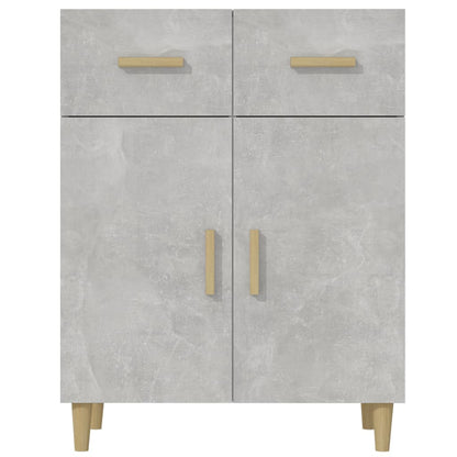 Sideboard Concrete Grey 69.5x34x90 cm Engineered Wood