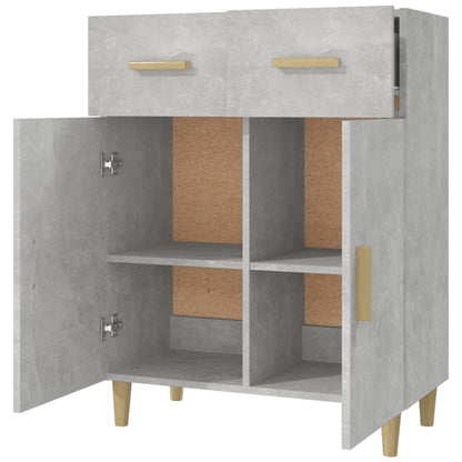 Sideboard Concrete Grey 69.5x34x90 cm Engineered Wood