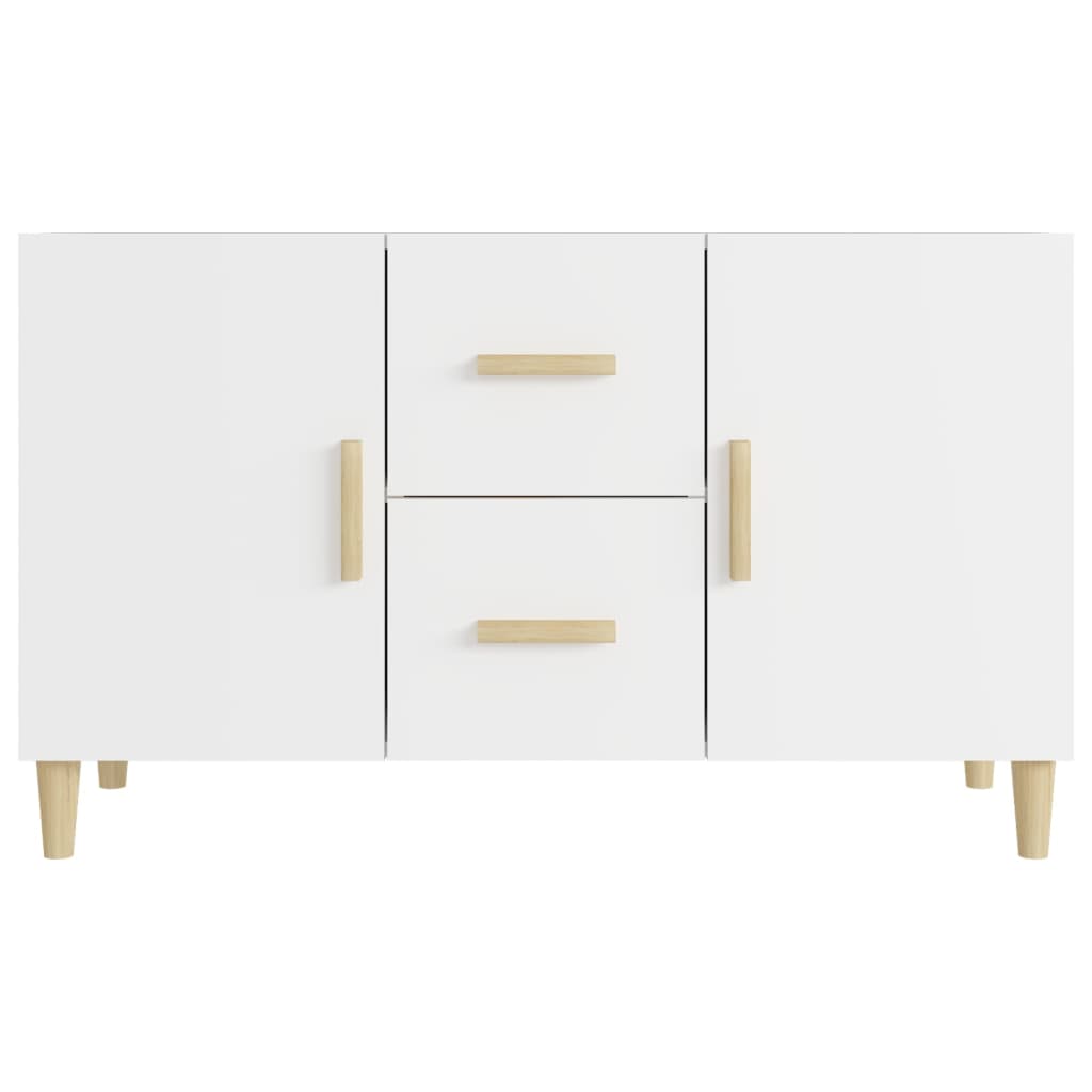 Sideboard White 100x36x60 cm Engineered Wood