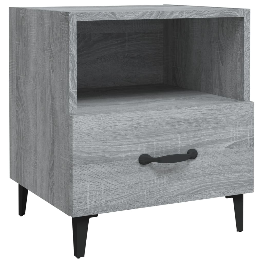 Bedside Cabinet Grey Sonoma Engineered Wood