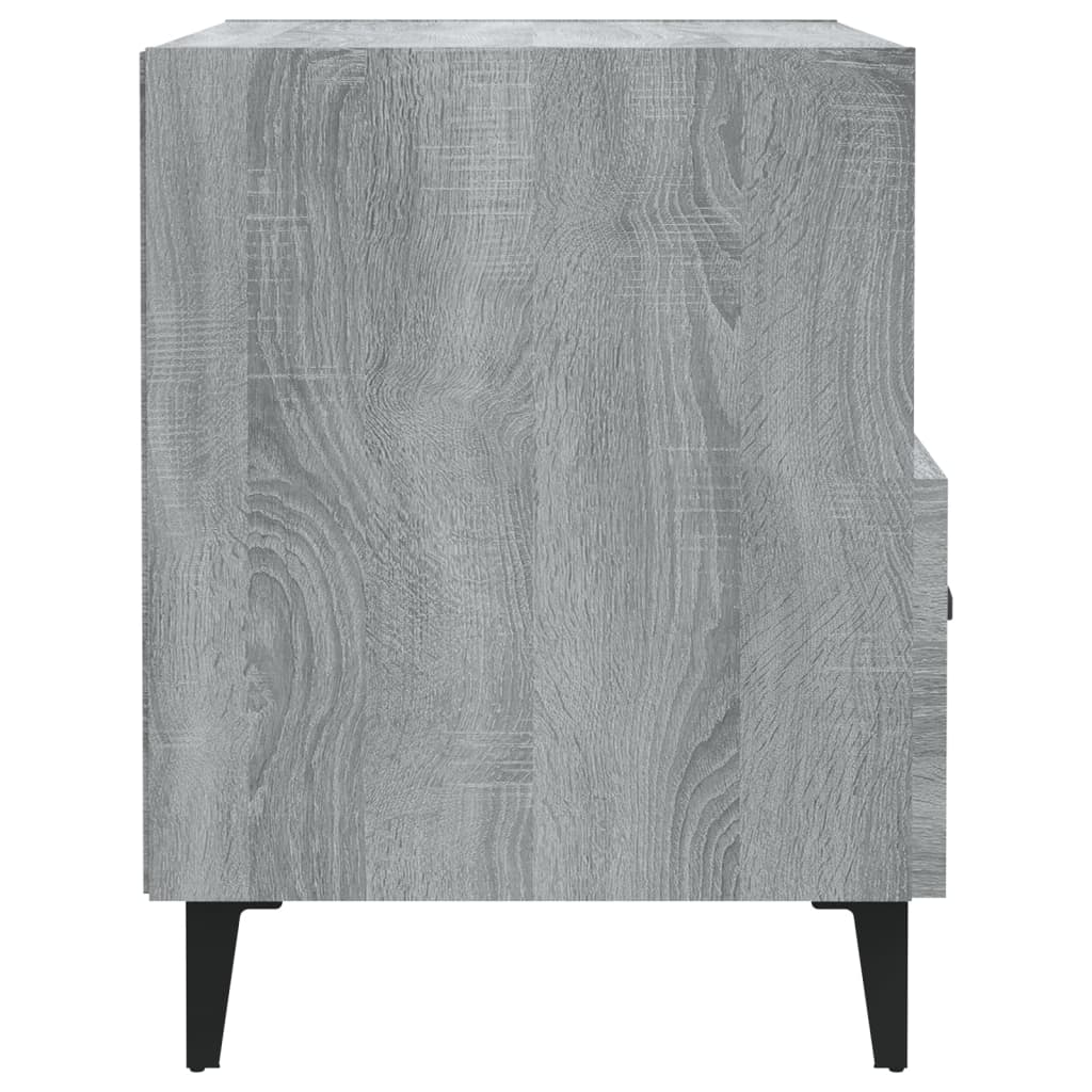 Bedside Cabinet Grey Sonoma Engineered Wood