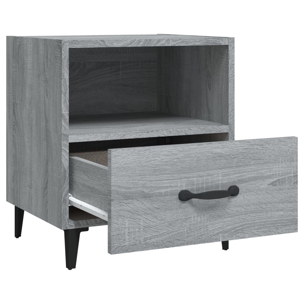 Bedside Cabinet Grey Sonoma Engineered Wood