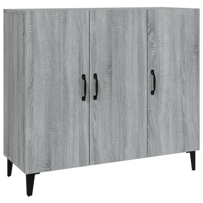 Sideboard Grey Sonoma 90x34x80 cm Engineered Wood