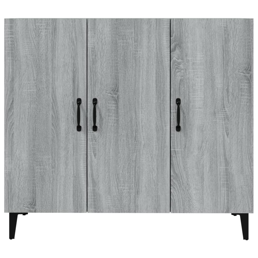 Sideboard Grey Sonoma 90x34x80 cm Engineered Wood