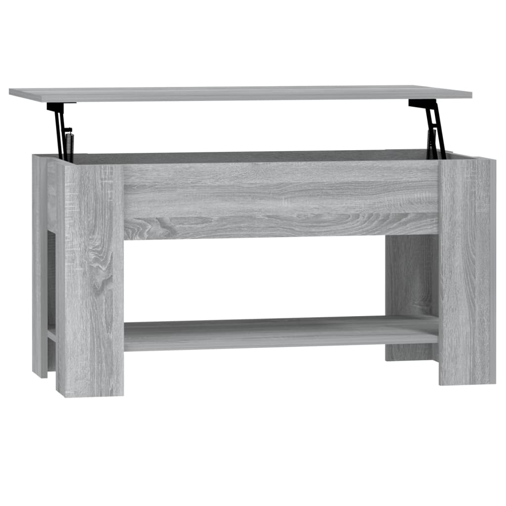 Coffee Table Grey Sonoma 101x49x52 cm Engineered Wood