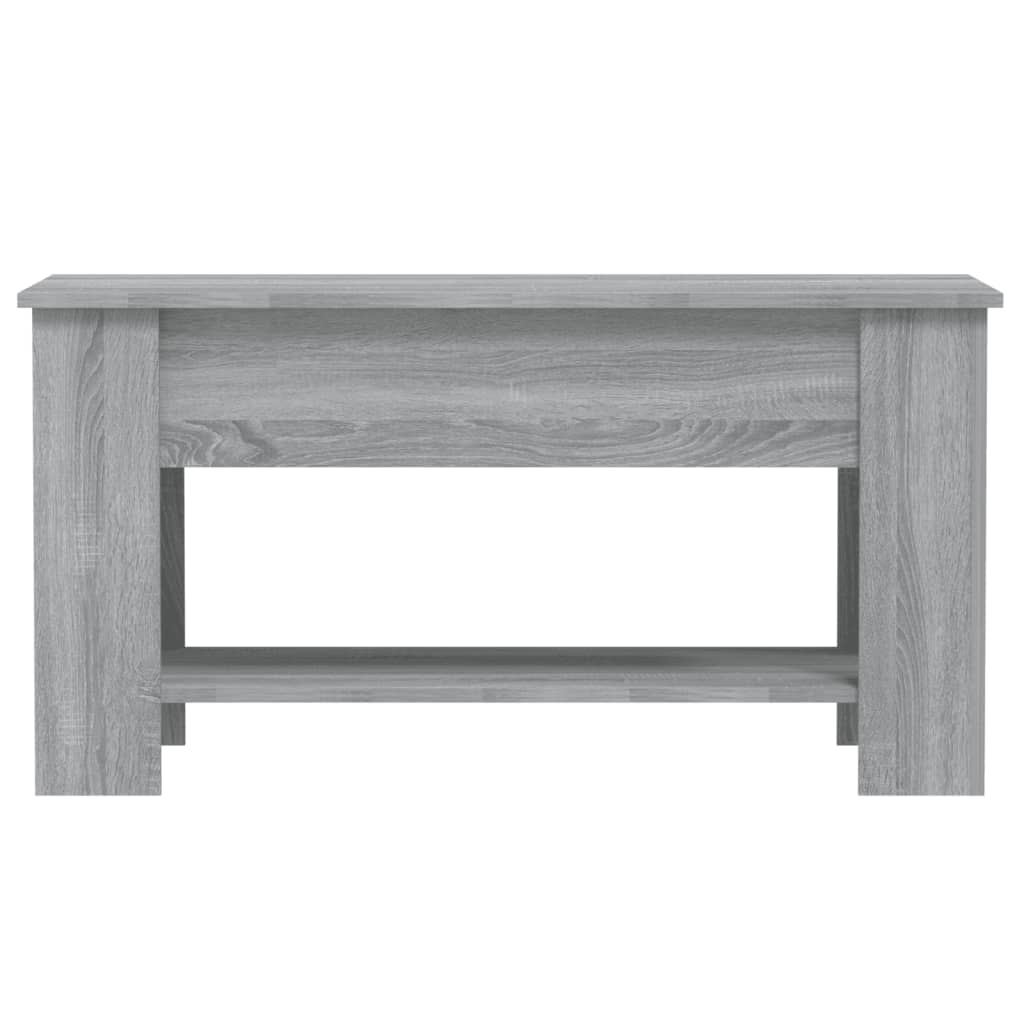 Coffee Table Grey Sonoma 101x49x52 cm Engineered Wood