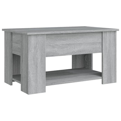 Coffee Table Grey Sonoma 79x49x41 cm Engineered Wood