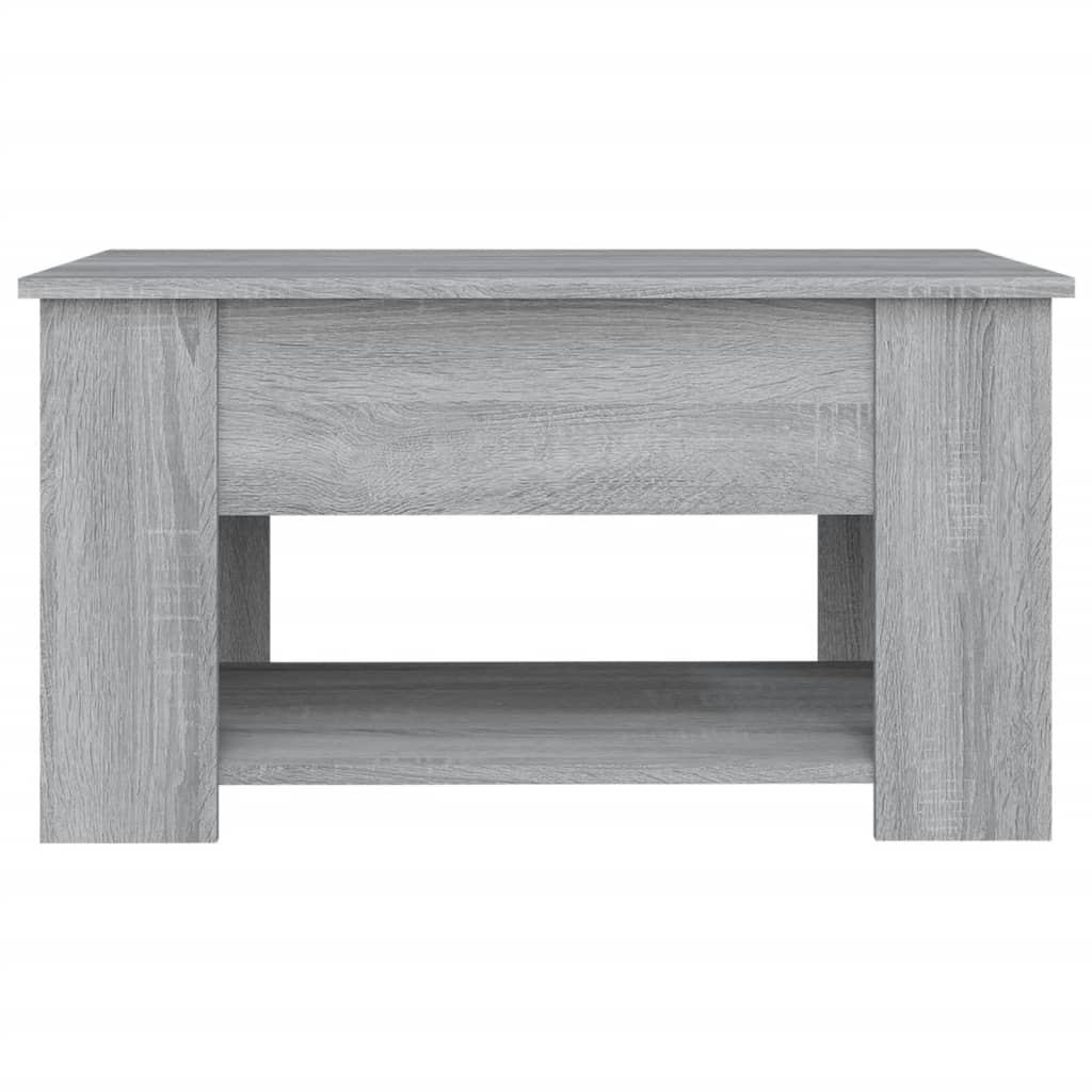 Coffee Table Grey Sonoma 79x49x41 cm Engineered Wood