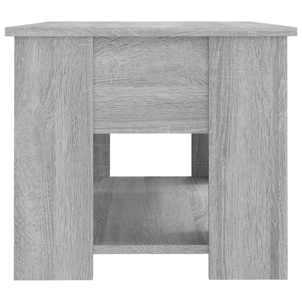 Coffee Table Grey Sonoma 79x49x41 cm Engineered Wood