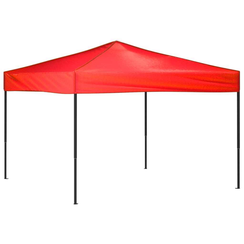 Folding Party Tent Red 3x3 m