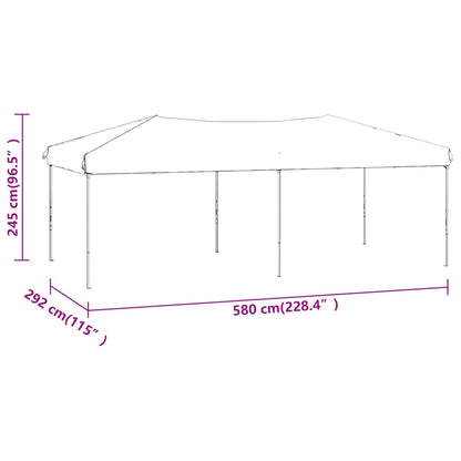 Folding Party Tent Cream 3x6 m