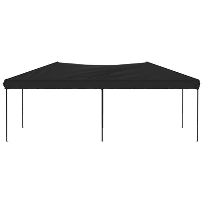 Folding Party Tent Black 3x6 m