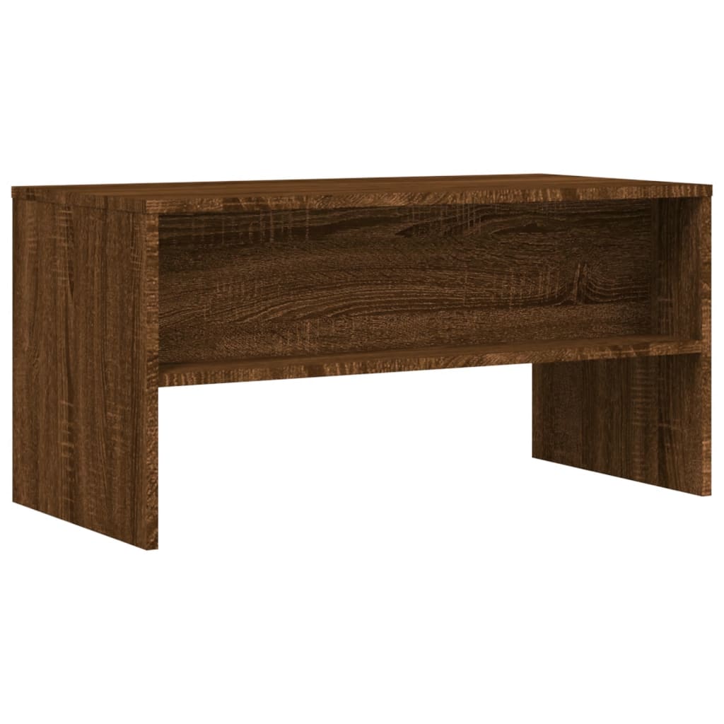 TV Cabinet Brown Oak 80x40x40 cm Engineered Wood