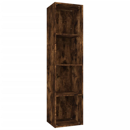 Book Cabinet/TV Cabinet Smoked Oak 36x30x143 cm Engineered Wood