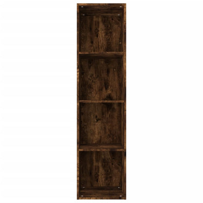 Book Cabinet/TV Cabinet Smoked Oak 36x30x143 cm Engineered Wood